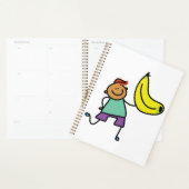 Speels Kind met grote gele banaan Planner (Display)