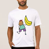 Speels Kind met grote gele banaan T-shirt (Voorkant)