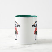Speels Kind Met Koe Illustratie Mok (Midden)