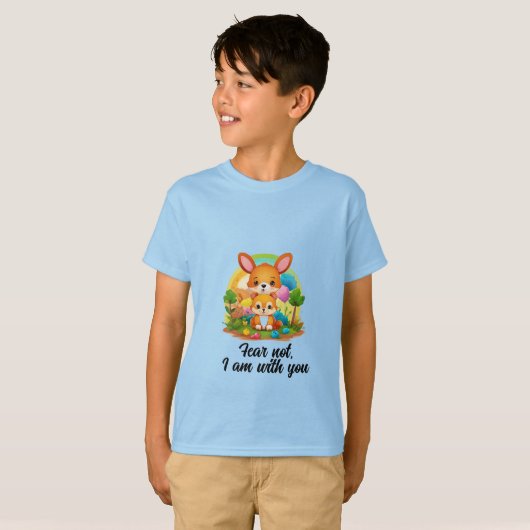 Speels kinder dieren T-shirt ontwerp (Voorkant volledig)