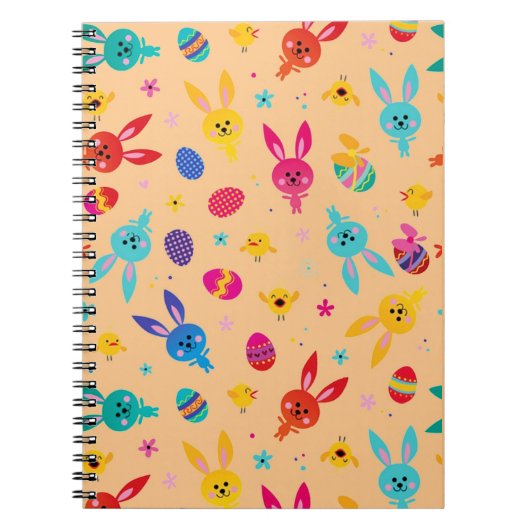 Speels & kleurrijk design kinder Spiral Notitieboe Notitieboek (Voorkant)