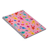 Speels & kleurrijk ontwerp kids Spiral Notebook Notitieboek (Rechterzijde)