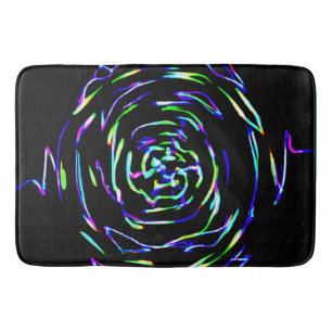 Speels kleurrijk patroon badmat