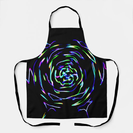 Speels kleurrijk patroon schort (Voorkant)