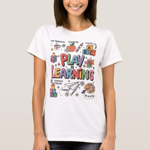 Speels Leren Voorschoolse Kleuterleidster T-shirt