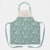 Speels Leuk Bakken Schort Kleurrijk Keukengereedsc (Voorkant)