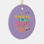 Speels nostalgisch design keramisch ornament (Rechts)