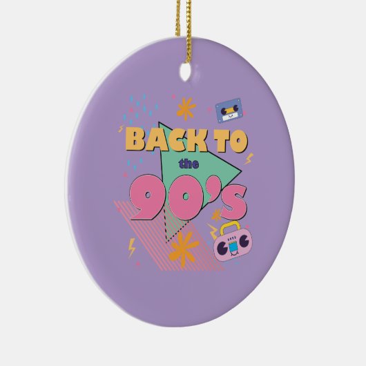 Speels nostalgisch design keramisch ornament (Rechts)