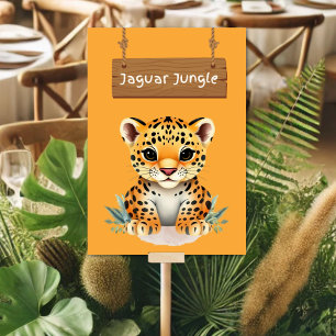 speels Oerwoud Safari Jaguar Tafelbord Kaart