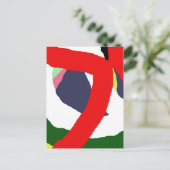 Speels ontwerp van Moma Briefkaart (Staand voorkant)