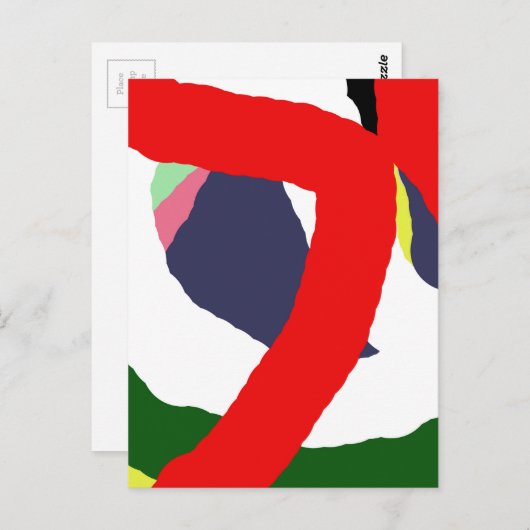 Speels ontwerp van Moma Briefkaart (Voorkant / Achterkant)