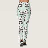 speels pandapatroon leggings (Achterkant)