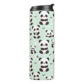 speels pandapatroon thermosbeker (Gedraaid links)