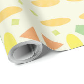 Speels pastel naadloos ontwerp cadeaupapier (Rol Hoek)