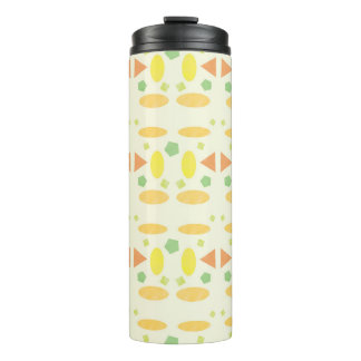 Speels pastel naadloos ontwerp thermosbeker