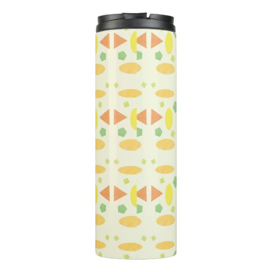 Speels pastel naadloos ontwerp thermosbeker (Achterkant)