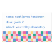 Speels patroon van meerkleurige blokken