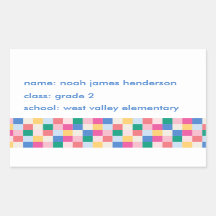 Speels patroon van meerkleurige blokken