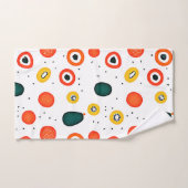 Speels puntcirkelpatroon bad handdoek (Handdoek)