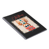 Speels rendier met cadeau notitieboek (Rechterzijde)