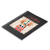 Speels rendier met cadeau notitieboek (Linkerzijde)