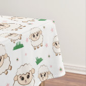 speels schapenpatroon tafelkleed (Voorbeeld)