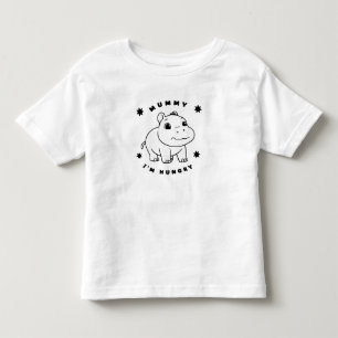 Speels & Schattige! Pygmee-nijlpaard Kinder Shirts