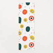 Speels Stip Cirkel Patroon Yogamat (Voorkant)
