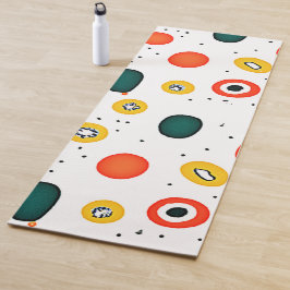 Speels Stip Cirkel Patroon Yogamat