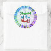 Speels "Student van de Week!" Sticker (Tas)