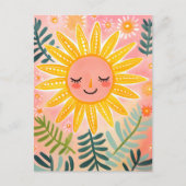 Speels Sun Briefkaart (Voorkant)