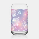 Speels transparant bubbelontwerp: iriserend blikvorm glas (Voorkant)