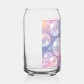 Speels transparant bubbelontwerp: iriserend blikvorm glas (Rechts)