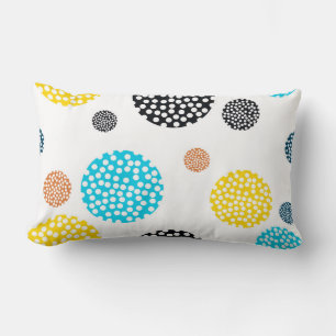 Speels, trendy, cool, leuk, moderne gestippelde ci kussen