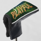Speels voor altijd: omarm het kind van binnen golfheadcover (3/4 voorkant)