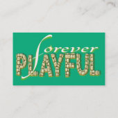 Speels voor altijd: omarm het kind van binnen visitekaartje (Achterkant)