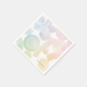 speels Waterverf-patroon Servet (Hoek)