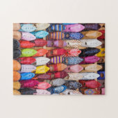 Speelschoenen in een winkel in de soep legpuzzel (Horizontaal)