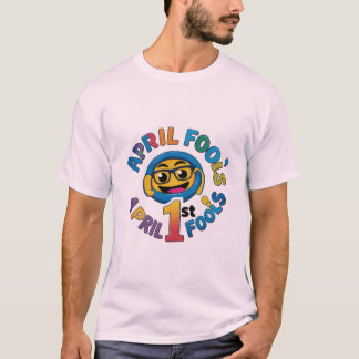 Speelse 1 april T-shirt ontwerp