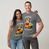 Speelse Aap T-shirt (Unisex)
