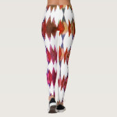 Speelse Abstracte Patroon Leggings (Achterkant)