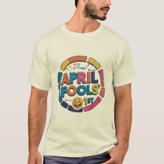 Speelse April Fools' Day T-shirt ontwerp