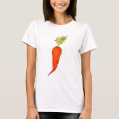 Speelse Aquarel Wortel T-shirt (Voorkant)