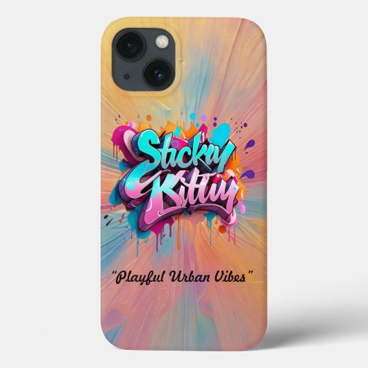 "Speelse artistieke flair" Case-Mate iPhone Case (Achterkant)