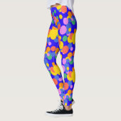 Speelse baan: Abstracte cirkels Leggings (Links)