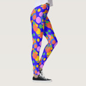 Speelse baan: Abstracte cirkels Leggings (Rechts)