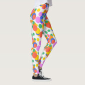Speelse baan: Abstracte cirkels Leggings (Rechts)