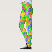 Speelse baan: Abstracte cirkels Leggings (Links)
