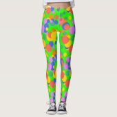 Speelse baan: Abstracte cirkels Leggings (Voorkant)