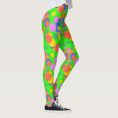 Speelse baan: Abstracte cirkels Leggings (Rechts)
